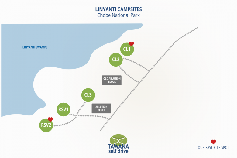 How to book campsites in Botswana: Linyanti